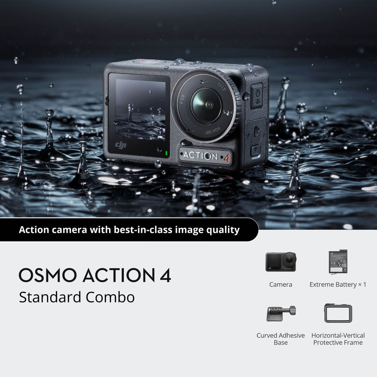 家電 DJI osmo action 4 Camera video sport DJI Osmo Action 4 Standard Combo, Wi-Fi