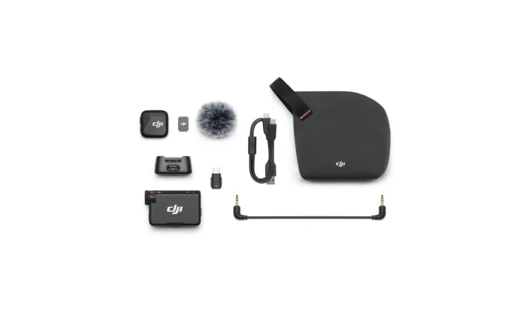 その他 DJI MIC MINI DJI Mic Mini (2 TX + 1 RX) in Black - CPRN0000043301 | Abt